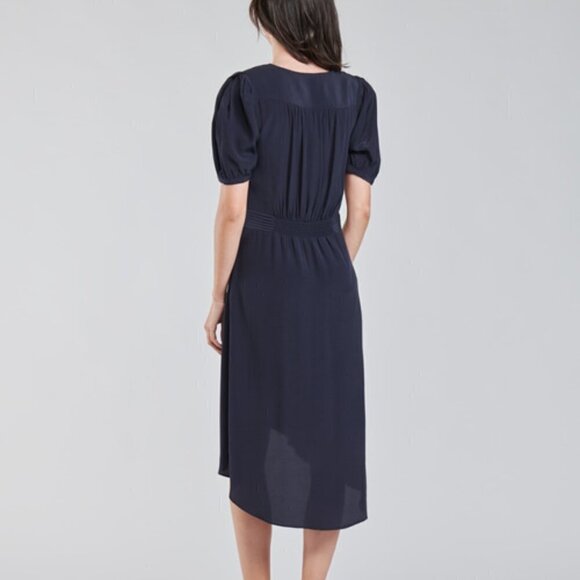 Anthropologie See u Soon Marine Wrap Style Midi Dress - Picture 4 of 14